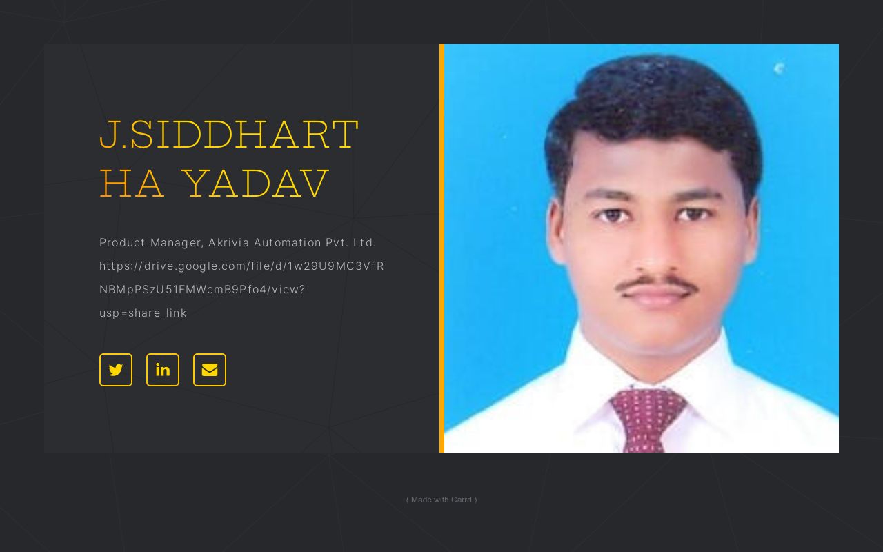 Carrd profile picture for @siddhu